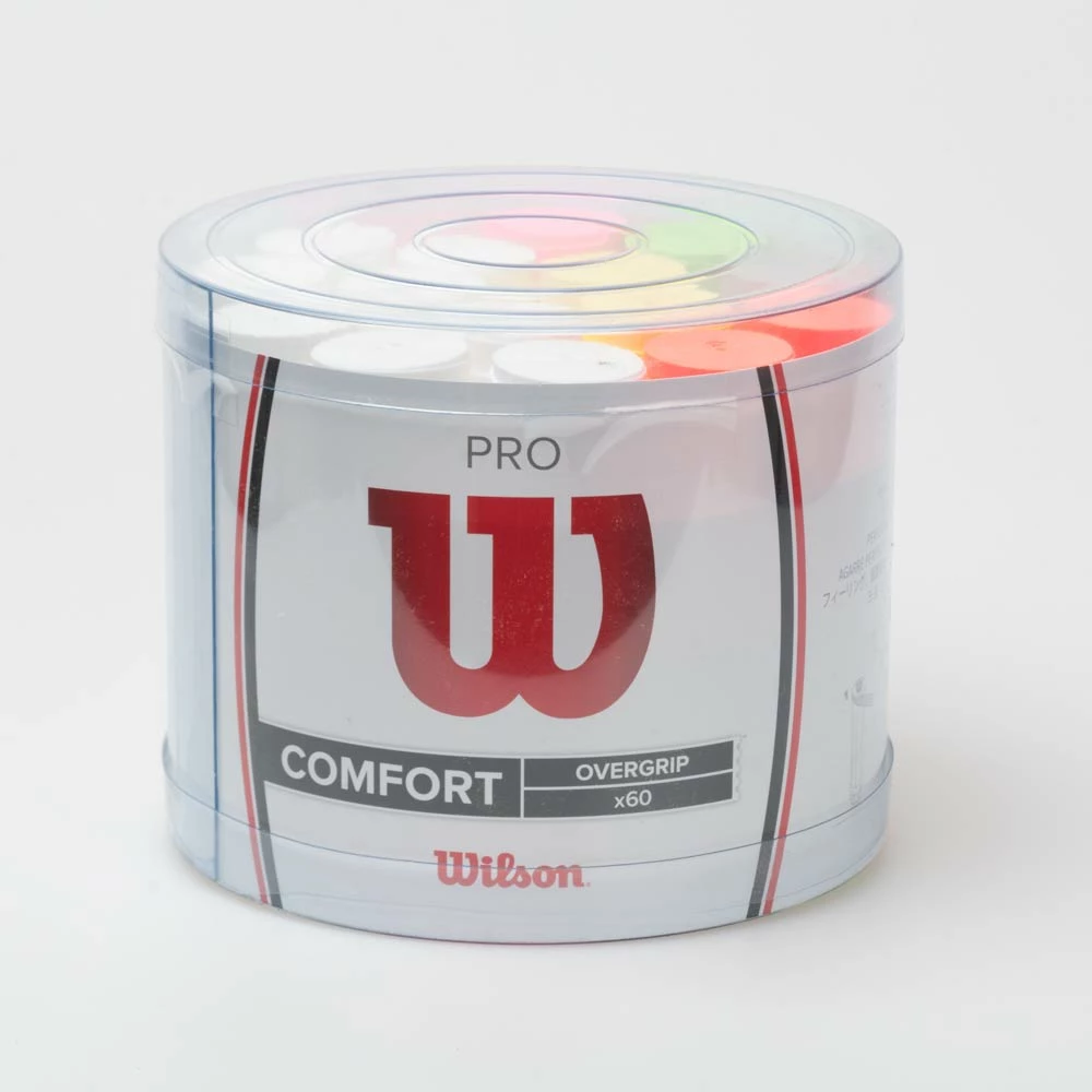 Wilson Pro Overgrip 60 Pack Bucket 3 Wilson Pro Overgrip 60 Pack Bucket