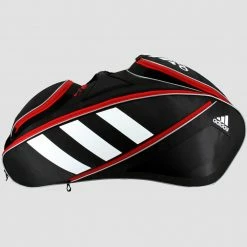 Adidas Tour Tennis 12 Racquet Bag Black/White/Scarlet