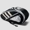 Adidas Tour Tennis 12 Racquet Bag Black/White/Silver Tennis Accessories