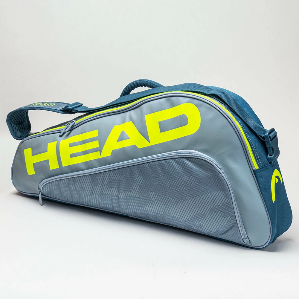 HEAD Tour Team Extreme 3 Racquet Combi Bag Gray/Yellow 3 HEAD Tour Team Extreme 3 Racquet Combi Bag Gray/Yellow
