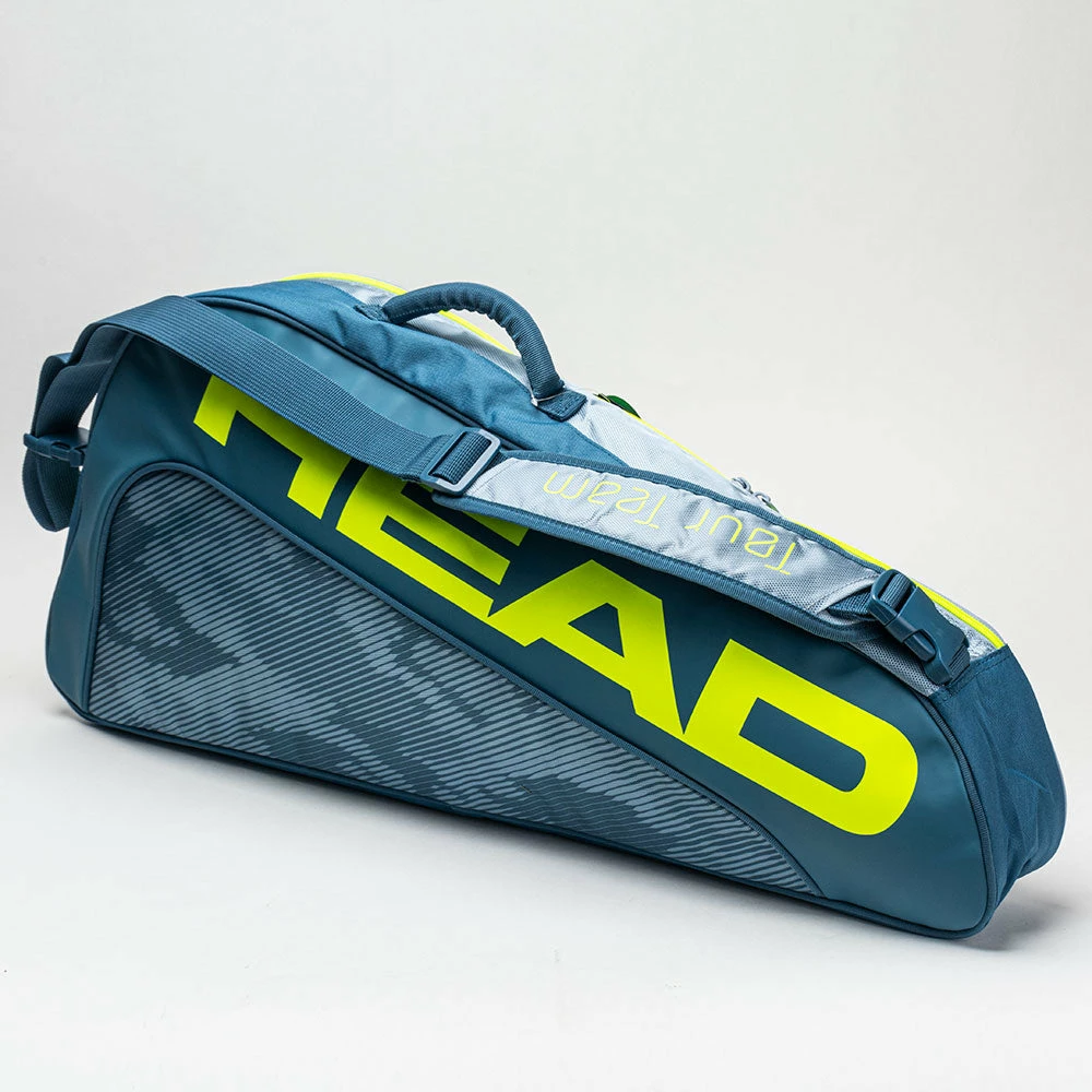 HEAD Tour Team Extreme 3 Racquet Combi Bag Gray/Yellow 4 HEAD Tour Team Extreme 3 Racquet Combi Bag Gray/Yellow