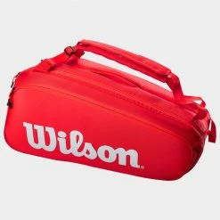 Wilson Super Tour 9 Pack Red Tennis Accessories