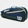 Wilson Junior 3 Pack Navy/White/Lime Green