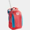 Wilson Junior Backpack Coral/Blue/White Tennis Accessories