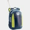 Wilson Junior Backpack Navy/Lime Green/White Tennis Accessories 1 Wilson Junior Backpack Navy/Lime Green/White Tennis Accessories