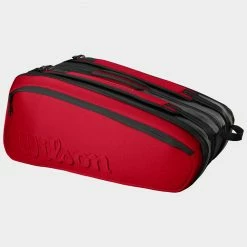 Tennis Accessories Wilson Super Tour 15 Pack Clash V2 Black/Red