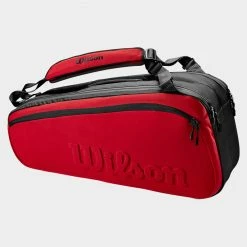 Wilson Super Tour 6 Pack Clash V2 Black/Red