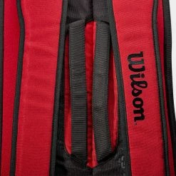 Wilson Super Tour 6 Pack Clash V2 Black/Red