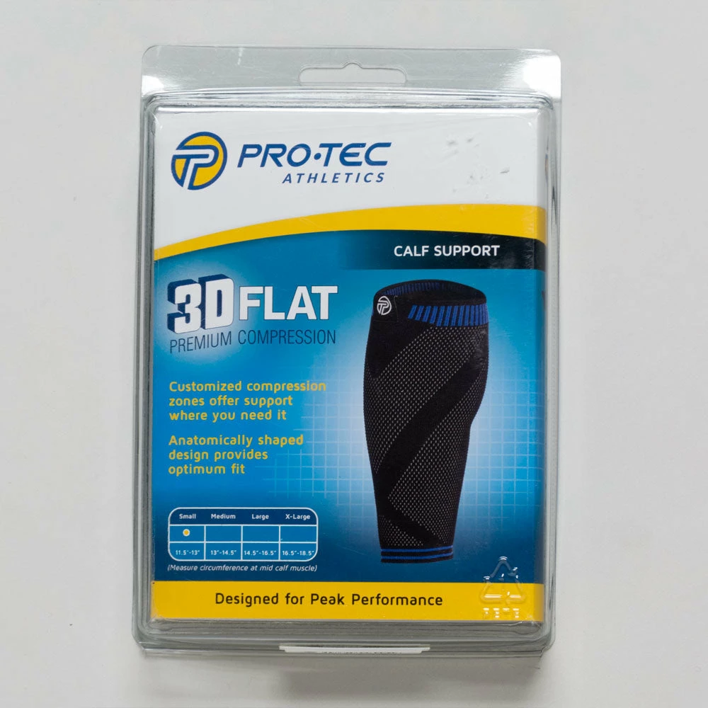 Pro-Tec 3D Flat Premium Calf Support Injury Prevention & Recovery 3 Pro-Tec 3D Flat Premium Calf Support Injury Prevention & Recovery