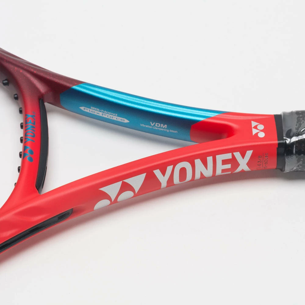 Yonex VCORE 98+ 305g Tango Red Tennis Racquets 5 Yonex VCORE 98+ 305g Tango Red Tennis Racquets