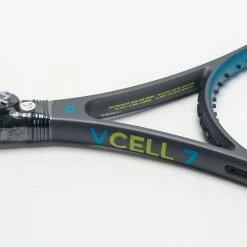 Tennis Racquets Volkl V-Cell 7 Battleship Grey/Neon Blue/Neon Yellow