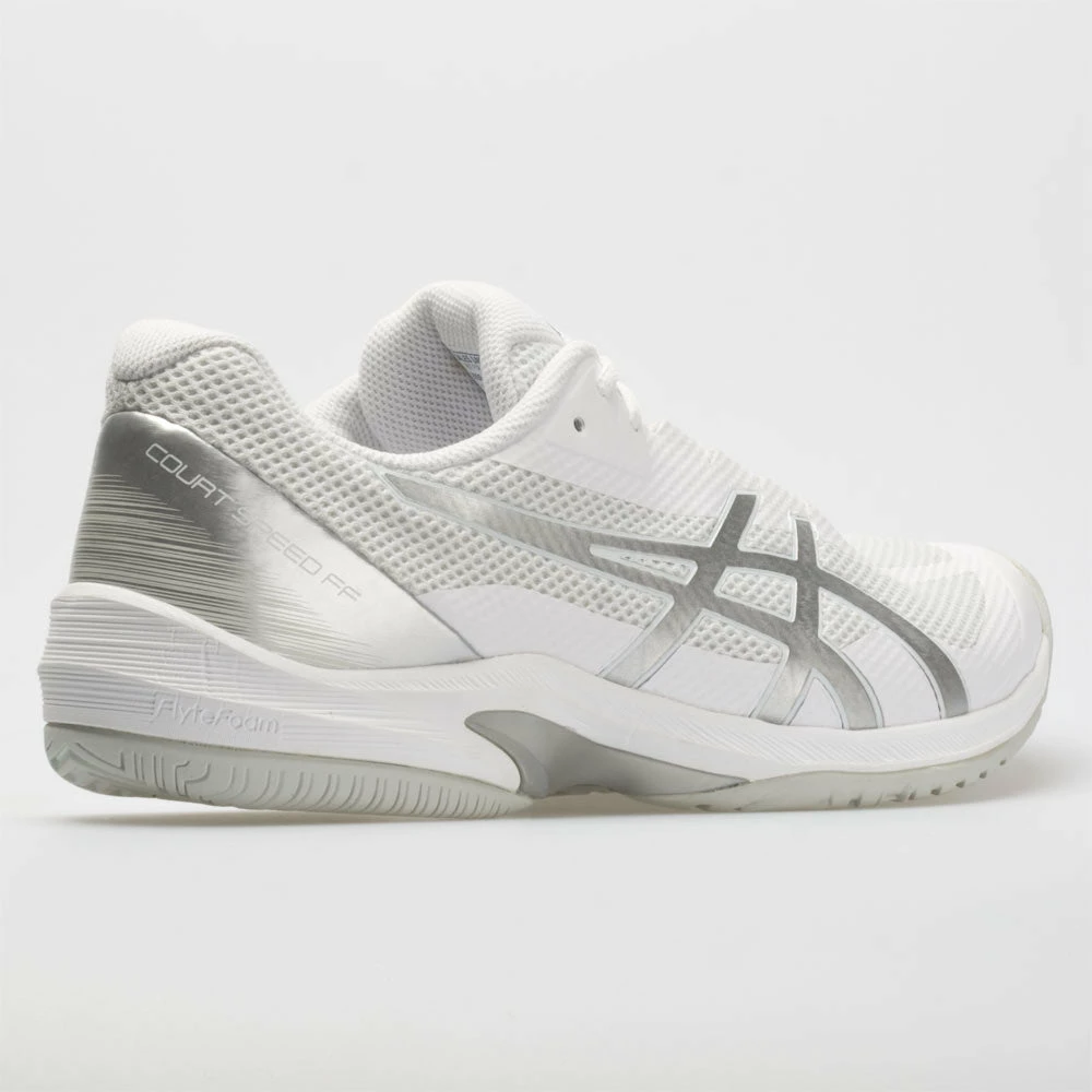 ASICS Court Speed FF Men's White/Pure Silver Tennis Shoes 8 ASICS Court Speed FF Men's White/Pure Silver Tennis Shoes