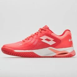 Tennis Shoes Lotto Mirage 100 Speed Women's Red Fluo/All White/Vivid Rose