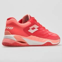 Tennis Shoes Lotto Mirage 100 Speed Women's Red Fluo/All White/Vivid Rose
