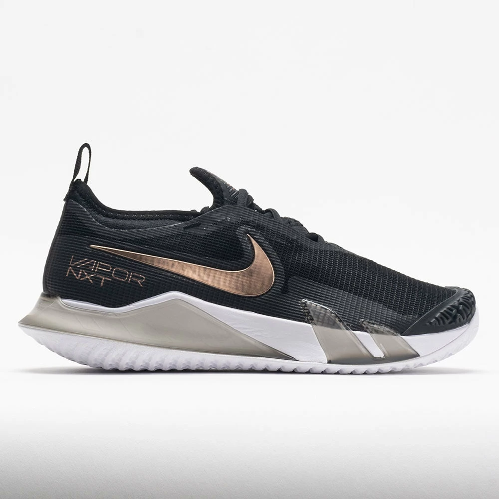 Nike React Vapor NXT Women's Black/White/Metallic Red Bronze Tennis Shoes 3 Nike React Vapor NXT Women's Black/White/Metallic Red Bronze Tennis Shoes