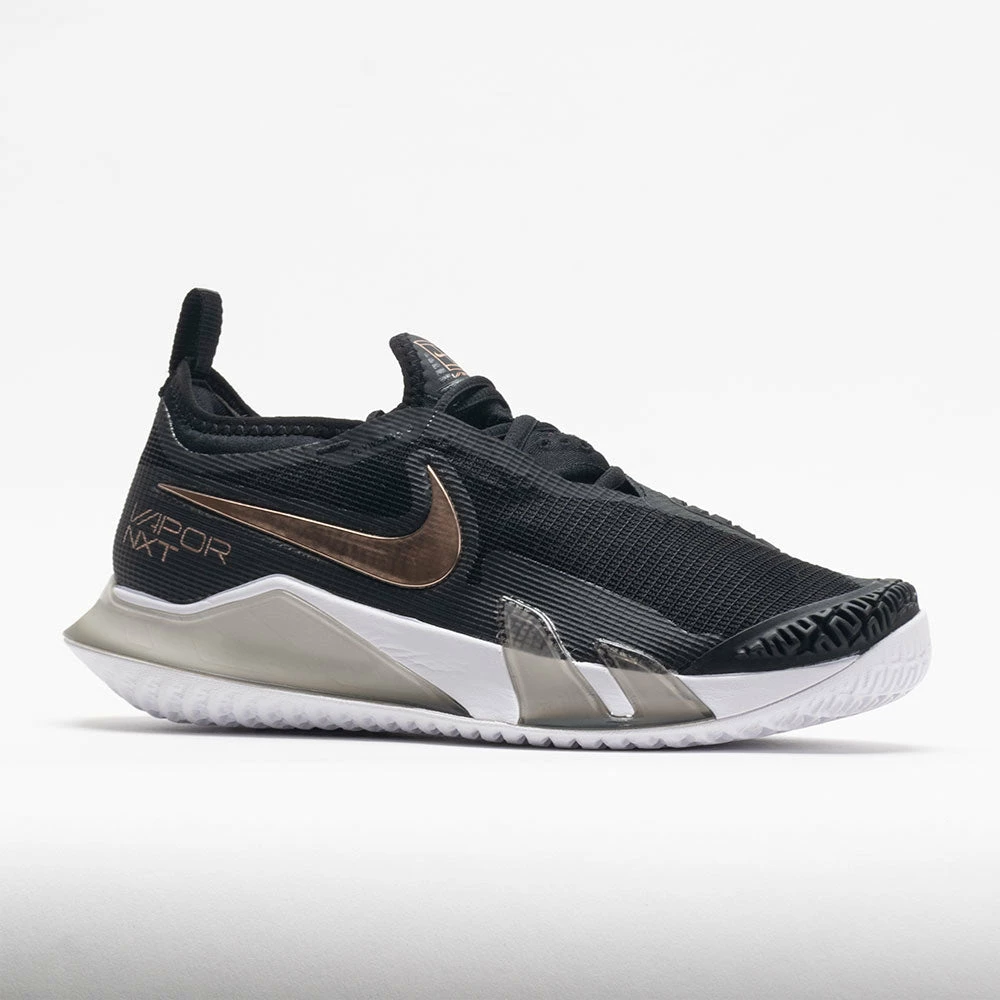 Nike React Vapor NXT Women's Black/White/Metallic Red Bronze Tennis Shoes 7 Nike React Vapor NXT Women's Black/White/Metallic Red Bronze Tennis Shoes