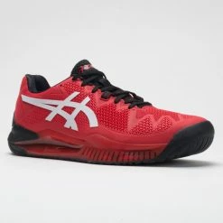 Tennis Shoes ASICS GEL-Resolution 8 Men's Electric Red/White