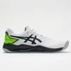 ASICS GEL-Challenger 13 Men's White/Green Gecko Tennis Shoes