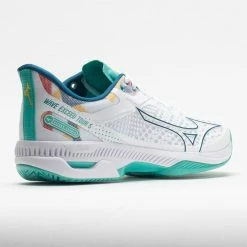 Tennis Shoes Mizuno Wave Exceed Tour 5 AC Women's White/Turquoise