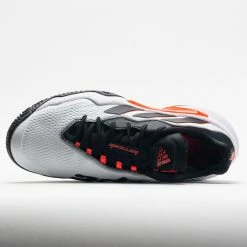 Adidas Barricade Men's White/Black/Solar Red 10 Adidas Barricade Men's White/Black/Solar Red