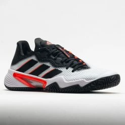 Adidas Barricade Men's White/Black/Solar Red 12 Adidas Barricade Men's White/Black/Solar Red