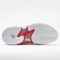 Adidas Barricade Women's White/Silver Metallic/Grey Tennis Shoes 11 Adidas Barricade Women's White/Silver Metallic/Grey Tennis Shoes