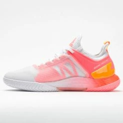 Adidas Adizero Ubersonic 4 Women's White/Legacy Indigo/Acid Red Tennis Shoes