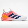 Adidas Adizero Ubersonic 4 Women's White/Legacy Indigo/Acid Red Tennis Shoes