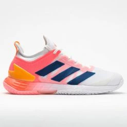Adidas Adizero Ubersonic 4 Women's White/Legacy Indigo/Acid Red Tennis Shoes
