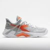 Diadora B.Icon AG Women's Silver/Vermillion Orange Tennis Shoes 1 Diadora B.Icon AG Women's Silver/Vermillion Orange Tennis Shoes