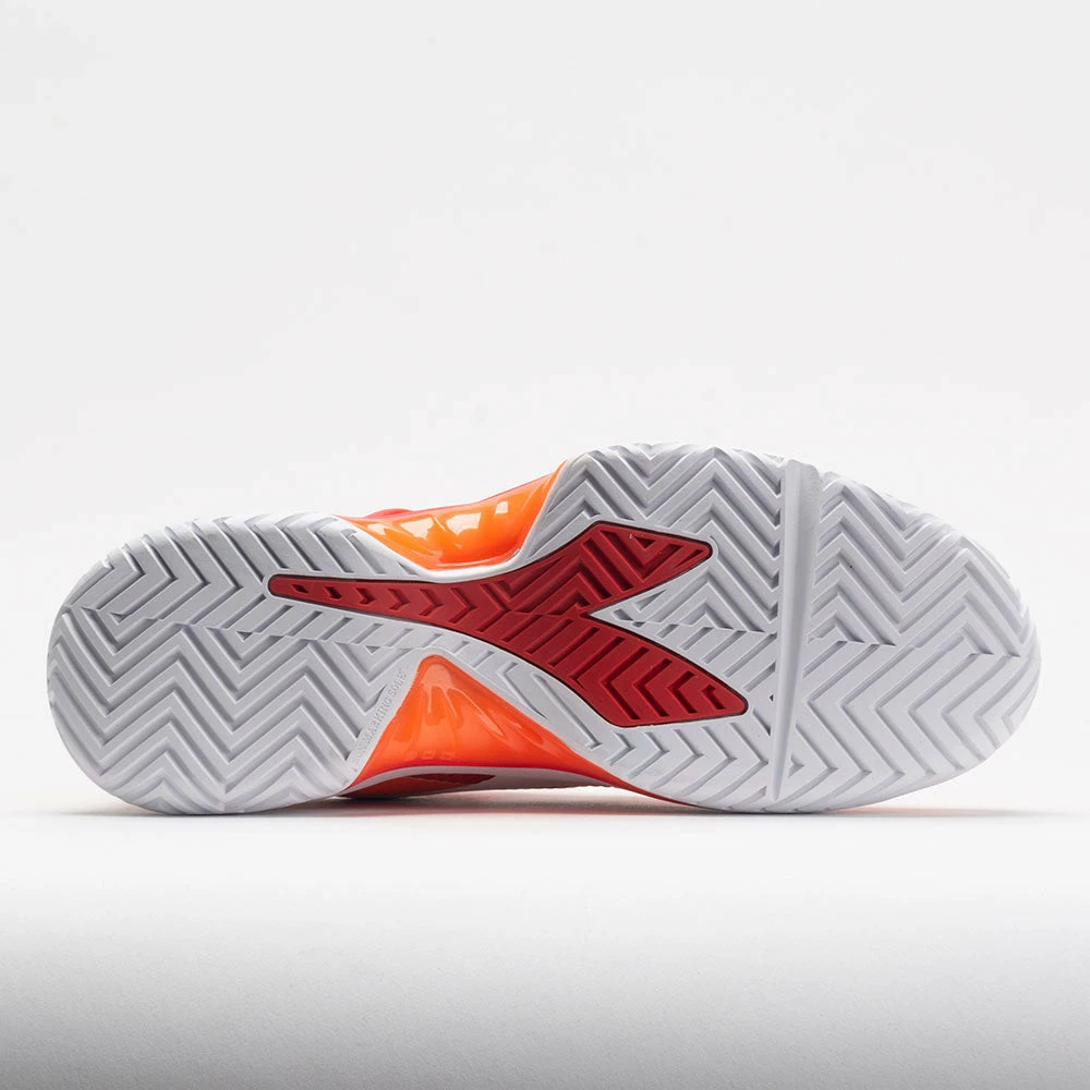 Tennis Shoes Diadora B.Icon AG Women's Vermilion Orange/White 6 Tennis Shoes Diadora B.Icon AG Women's Vermilion Orange/White