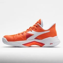 Diadora B.Icon Clay Women's Vermillion Orange/White Tennis Shoes