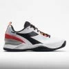 Diadora Blushield Torneo Clay Men's White/Black/Fiery Red Tennis Shoes