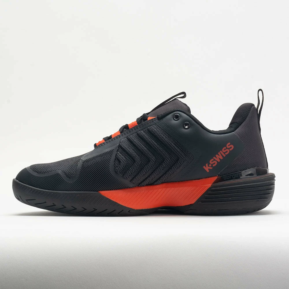 K-Swiss Ultrashot 3 Men's Asphalt/Jet Black/Spicy Orange 4 K-Swiss Ultrashot 3 Men's Asphalt/Jet Black/Spicy Orange