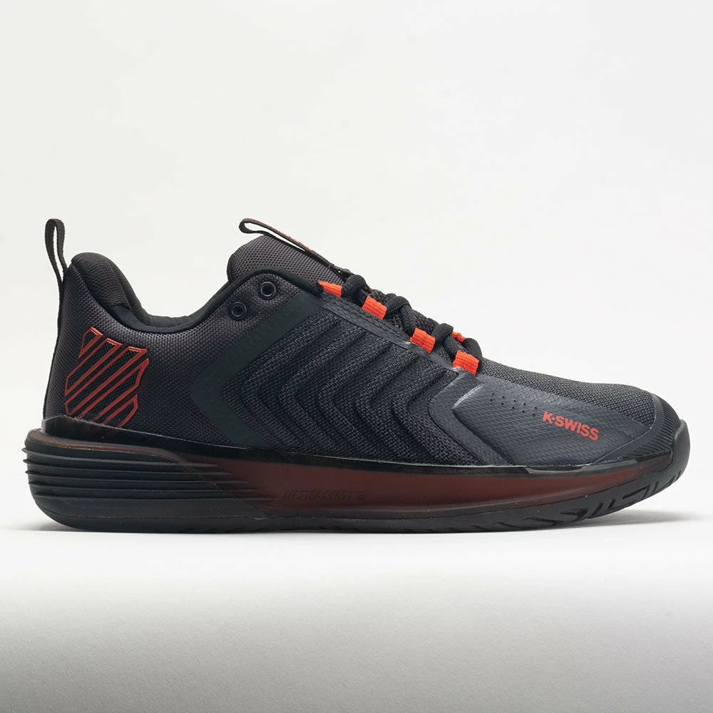 K-Swiss Ultrashot 3 Men's Asphalt/Jet Black/Spicy Orange 3 K-Swiss Ultrashot 3 Men's Asphalt/Jet Black/Spicy Orange