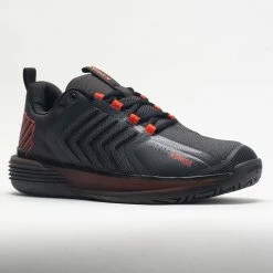 K-Swiss Ultrashot 3 Men's Asphalt/Jet Black/Spicy Orange 12 K-Swiss Ultrashot 3 Men's Asphalt/Jet Black/Spicy Orange