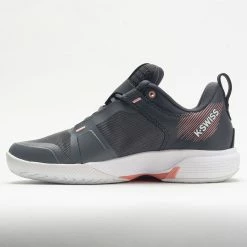 K-Swiss Ultrashot Team Women's Steel Gray/Asphalt/Peach Amber