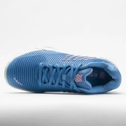 K-Swiss Hypercourt Express 2 Women's Silver Lake Blue/Wht/Orchid Pink Tennis Shoes