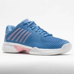 K-Swiss Hypercourt Express 2 Women's Silver Lake Blue/Wht/Orchid Pink Tennis Shoes