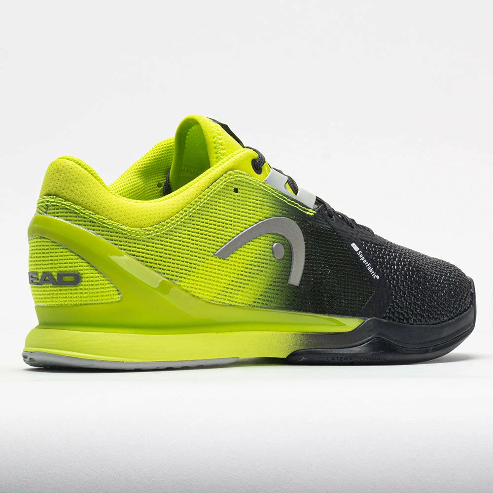Tennis Shoes HEAD Sprint Pro 3.0 SuperFabric Men's Black/ Lime 8 Tennis Shoes HEAD Sprint Pro 3.0 SuperFabric Men's Black/ Lime