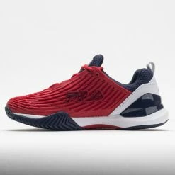 Fila Speedserve Energized Men's White/Fila Red/Fila Navy Tennis Shoes