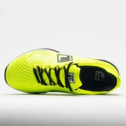 Fila Speedserve Energized Men's Safety Yellow/Black/White Tennis Shoes 10 Fila Speedserve Energized Men's Safety Yellow/Black/White Tennis Shoes
