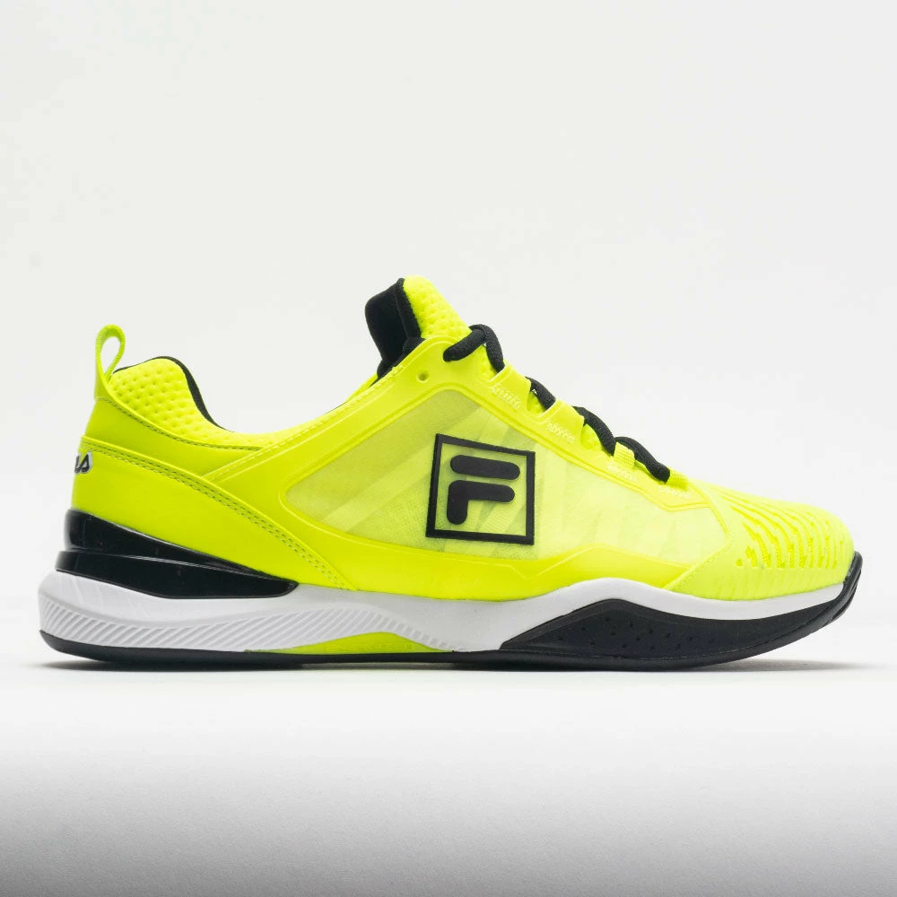 Fila Speedserve Energized Men's Safety Yellow/Black/White Tennis Shoes 3 Fila Speedserve Energized Men's Safety Yellow/Black/White Tennis Shoes