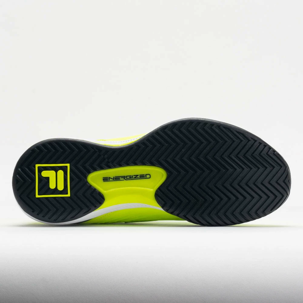 Fila Speedserve Energized Men's Safety Yellow/Black/White Tennis Shoes 6 Fila Speedserve Energized Men's Safety Yellow/Black/White Tennis Shoes