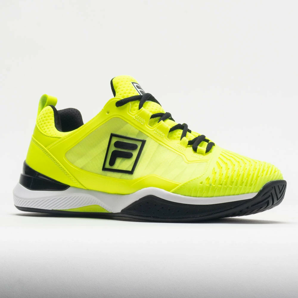 Fila Speedserve Energized Men's Safety Yellow/Black/White Tennis Shoes 7 Fila Speedserve Energized Men's Safety Yellow/Black/White Tennis Shoes