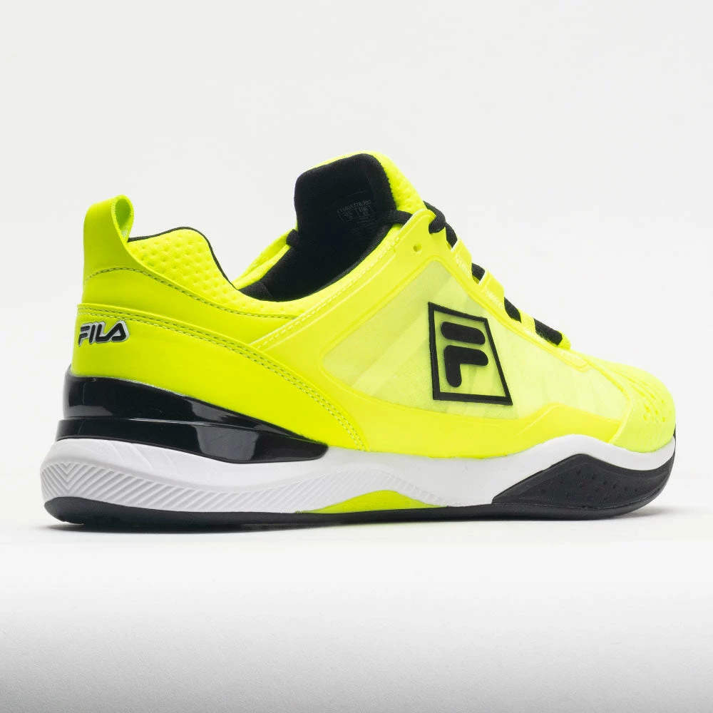 Fila Speedserve Energized Men's Safety Yellow/Black/White Tennis Shoes 8 Fila Speedserve Energized Men's Safety Yellow/Black/White Tennis Shoes