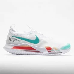 Tennis Shoes Nike React Vapor NXT Men's White/Washed Teal/Habanero Red
