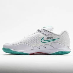 Nike Air Zoom Vapor Pro Men's White/Washed Teal/Habanero Red Tennis Shoes
