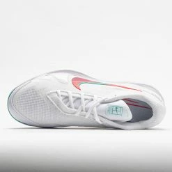 Nike Air Zoom Vapor Pro Men's White/Washed Teal/Habanero Red Tennis Shoes