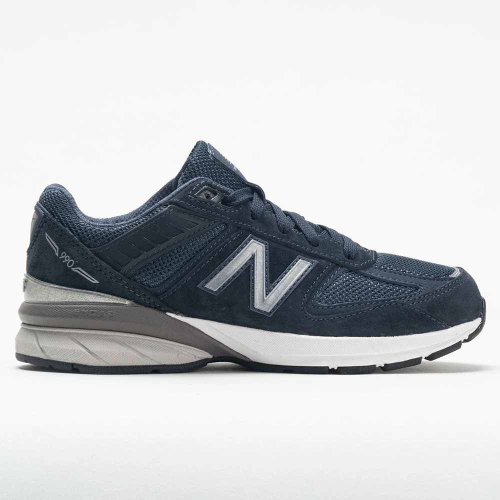 Kids' Shoes New Balance 990v5 Junior Navy 3 Kids' Shoes New Balance 990v5 Junior Navy